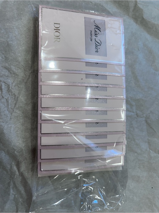 Dior Other - 10 pack Dior Miss Dior Sample Cards - Pale Pink & Silver Detailing